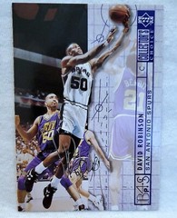 1994-95 Collector&rsquo;s Choice Blueprint Silver Signature #395 David Robinson