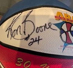 Julius Irving, Connie Hawkins, Ron Boone Signed ABA Basketball, #20/500