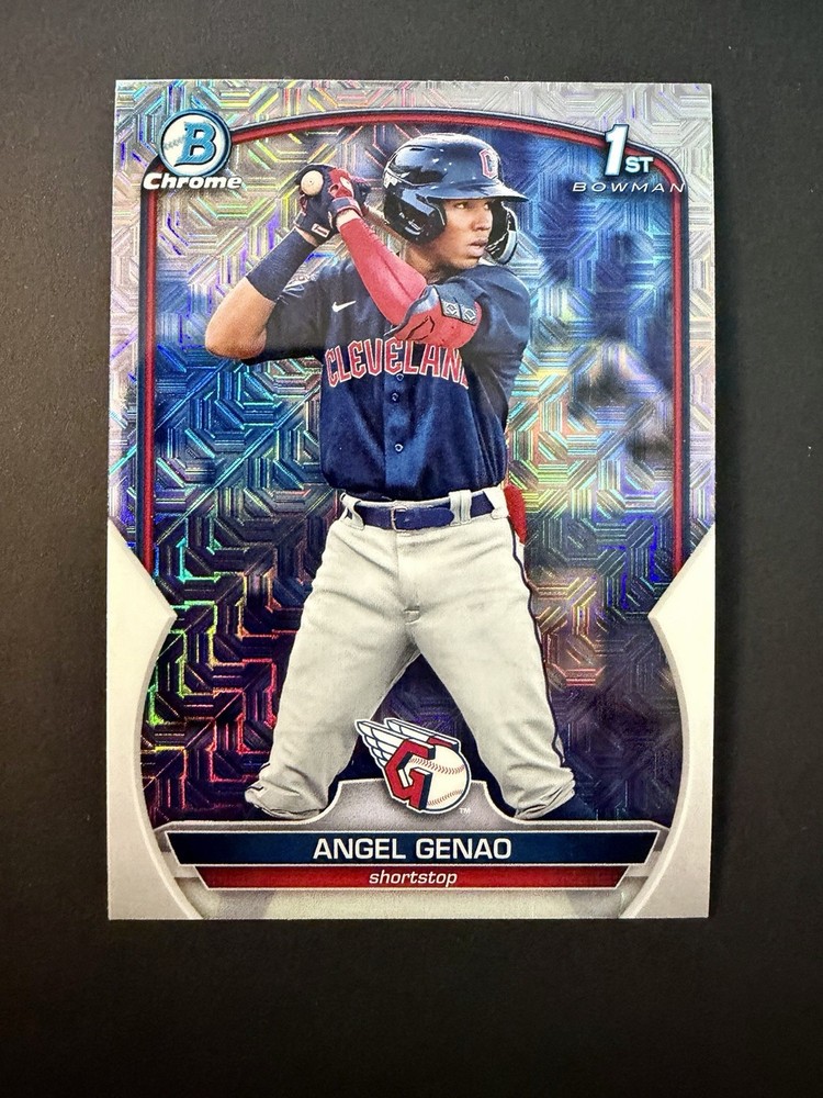 2023 Bowman Chrome Mojo Refractor 1st Angel Genao Prospect #BCP-140 Guardians
