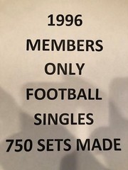 1996 Stadium Club MEMBERS ONLY PARALLEL Cards .99 each – ALL TEAMS Available