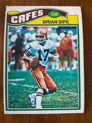 1977 Topps MEXICAN #259 Brian Sipe of the Cleveland Browns / Cafes