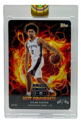 2025 Topps Match Attax Hot Prospects #HP-DH Dylan Harper Spurs Rookie Card (RC)