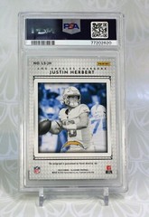 Justin Herbert  Auto  PSA 9 MINT &rsquo;22 Illusions  /12  PSA 9  POP 1  None Higher