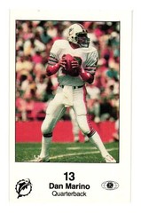 1985 Miami Police Football Card – Dan Marino (#5) Miami Dolphins