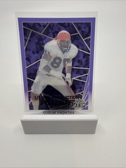 Anthony Munoz 2024 Leaf Collective Multi-Sport Metal Purple 1/1 Pre-Production