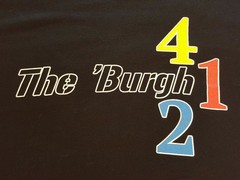Pittsburgh Steelers The &lsquo;Burgh 412 T Shirt Medium NFL EUC Limited Ed INV1603