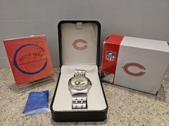 Game Time NFL Chicago Bears Wristwatch With New Battery NIB