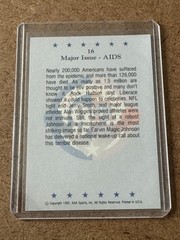 1992 Wild Card Decision #16 Earvin MAGIC Johnson HIV Lakers NBA Retirement AIDS