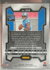 1970 Panini Prizm Hendon Hooker Green Rookie #329