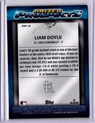 2025 Bowman Draft #PP-4 Liam Doyle Prized Prospects Mojo Refractor