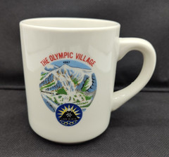 1980 Winter Olympics Lake Placid Olympic Village Whiteface Mt Vintage Coffee Mug
