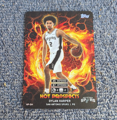 Topps Match Attax Hot Prospects Dylan Harper San Antonio Spurs HP-DH 2025 NBA