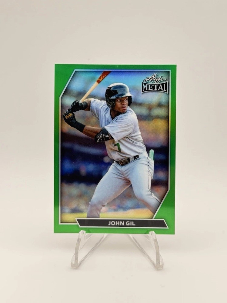 2026 Leaf Metal John Gil Green Refractor 2/3 Sp