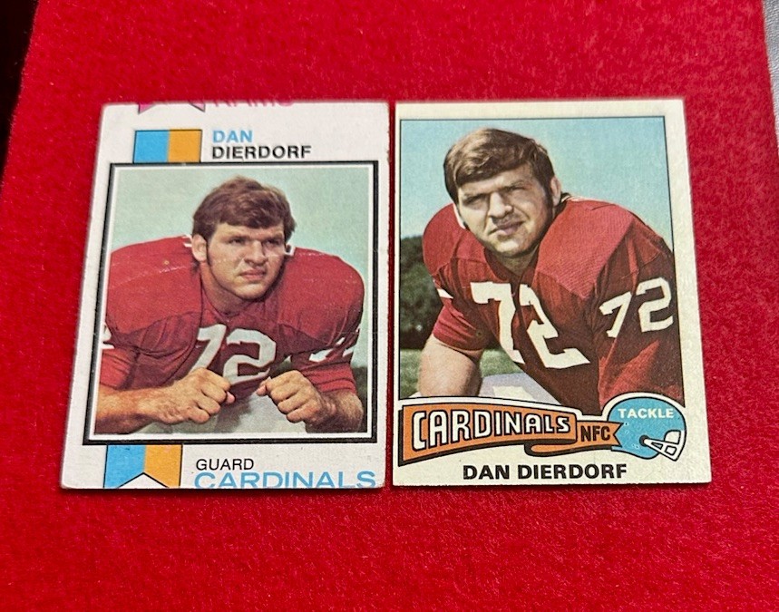 1973 Topps DAN DIERDORF #322 Rookie VG RC HOF 1975 #35 EX