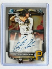 2025 Bowman Chrome Draft EASTON CARMICHAEL 1st Prospect Auto #CPA-ECA Pirates