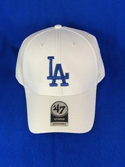 Los Angeles Dodgers White 47&prime; Brand MVP Adjustable Hat
