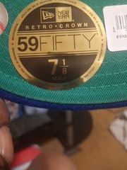 New Era 59FIFTY Retro Crown Wool LA Dodgers x Fear Of God 7 1/8 Fitted Hat NWT