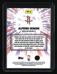 2025-26 Topps Chrome Update #PP-8 Alperen Sengun Power Players