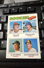 1977 Topps – Rookie Pitchers Bob McClure, Don Aase, Dave Wehrmeister #472…