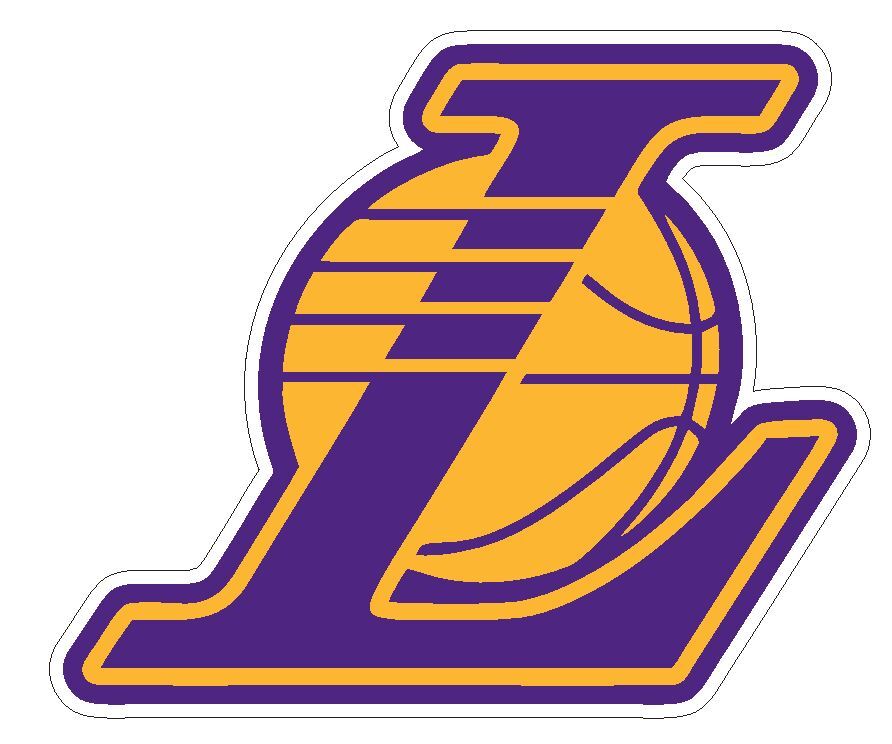 Los Angeles Lakers NBA Basketball Sticker Decal S94