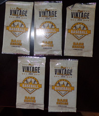 2025 Onyx Vintage Extended Baseball Hobby 5 Card Sealed Pack-5 Packs total