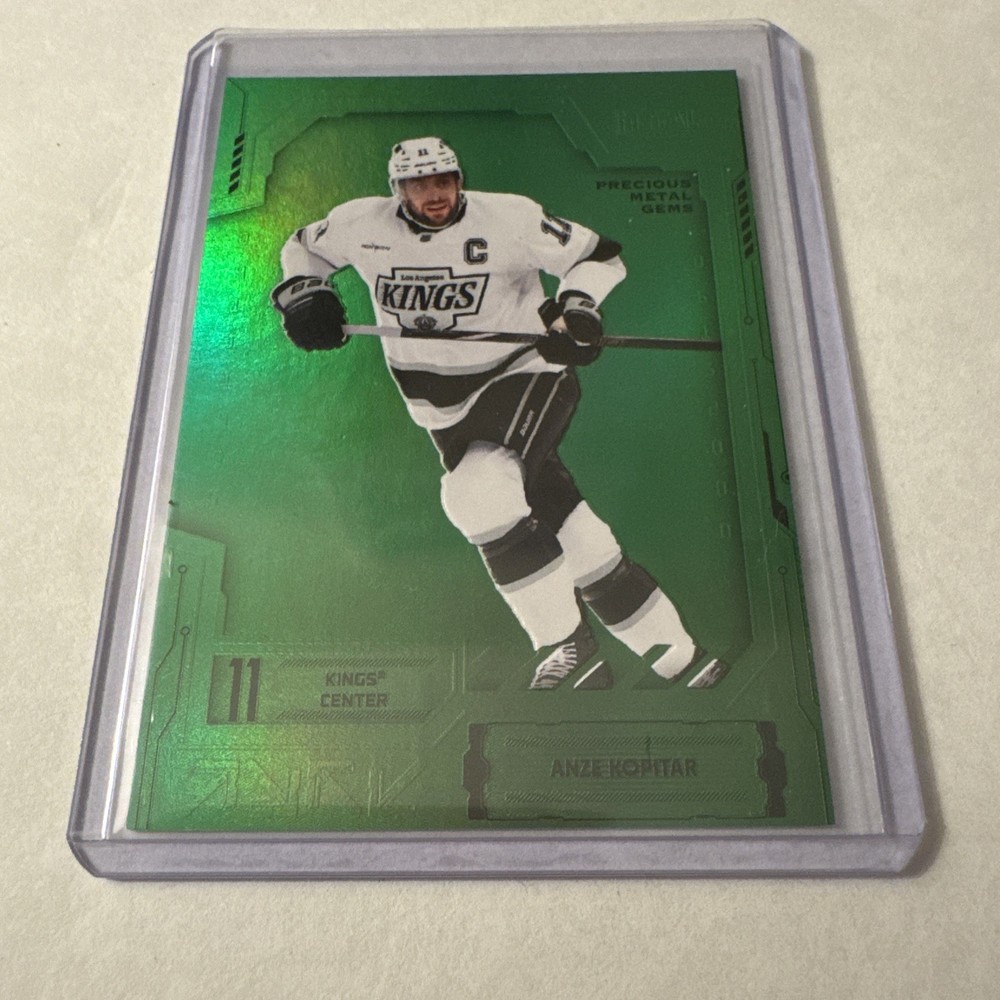 2025-26 Skybox Metal Universe Anze Kopitar #3 Green 10/10 – Los Angeles Kings