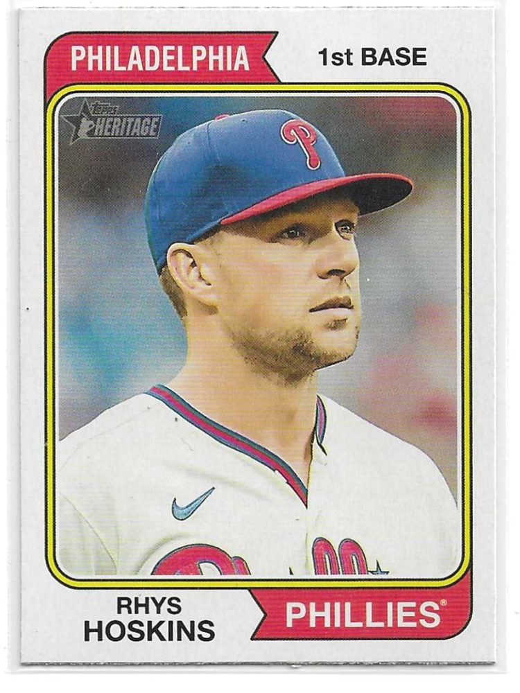 2023 Topps Heritage Rhys Hoskins Short Print SP