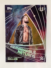2025 Topps WWE Universe Seth Rollins Remarkable Returns /75