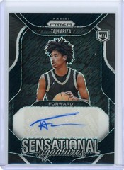 2025-26 Prizm FOTL Black Shimmer 1/1 TAJH ARIZA AUTO Sensational Signatures