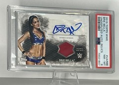 Brie Bella 2015 Topps WWE Autograph & Shirt Relic PSA 8 Bella Twins HOFer