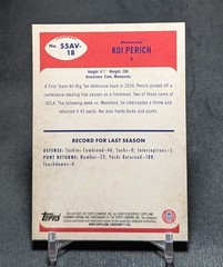 Koi Perich 1955 Rookie 2025 Bowman Chrome U University Card #55AV-18 Minnesota