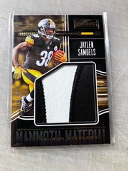 2018 Panini Playbook Jaylen Samuels MM-9 #MM-9 Mammoth Material Steelers Patch