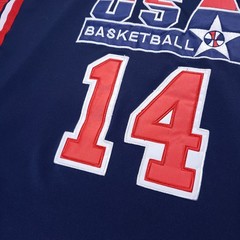 1992 Charles Barkley USA Dream Team Olympic Gold Basketball Jersey Size Medium