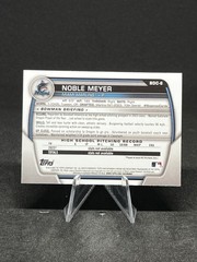 2023 Bowman Draft – Chrome Noble Meyer #BDC-6 Sky Blue Refractor (RC) Marlins