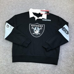 Las Vegas Raiders Sweatshirt Mens Medium Black NFL Football Ultra Game NWT