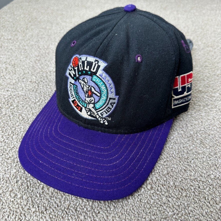 1994 FIBA World Championship Hat Snapback Cap Team USA Basketball Olympics VTG