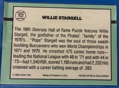1992 DONRUSS WILLIE STARGELL PUZZLE, « L » ERROR