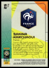 2023 Donruss FIFA Women&rsquo;s World Cup Sakina Karchaoui #52