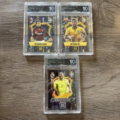Ronaldo Nazario, Ricardo Kaka & Neymar Jr. 2024 Soccer TCG Graded 10 – Brazil