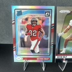 Devin Culp 2-Card Lot Panini Prizm Optic Tampa Bay Buccaneers NFL