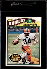 1977 Topps Greg Pruitt #25