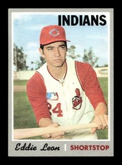 1970 Topps #292 Eddie Leon Indians EX-MT *7j
