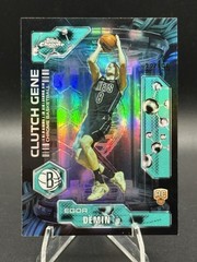 2025-26 Topps Chrome Update Egor Demin Clutch Gene AQUA /199 Refractor RC SP