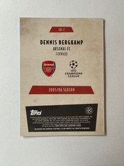 2025-26 Topps Chrome UEFA Club Competitions #LD-7 Dennis Bergkamp Last Dance