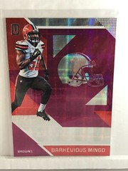 2016 Barkevious Mingo Unparalleled Lot(2): PINK & ORANGE PARALLEL #76. Browns LB