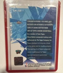 2001-02 Topps Chrome – Autographs #CA-SB Shane Battier
