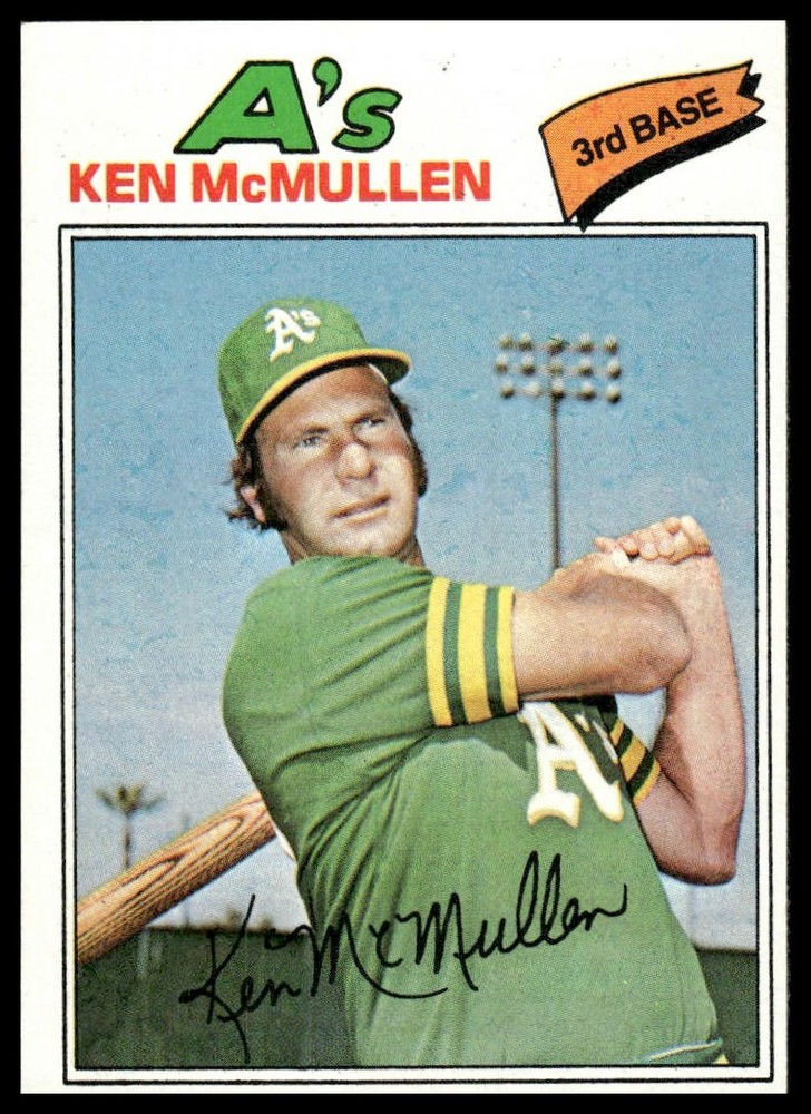1977 Topps #181 Ken McMullen MINT Oakland Athletics