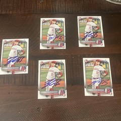 2025 Bowman Draft Baseball Tyler Bremner Los Angeles Angels BD-37 AUTO SIGNED IP