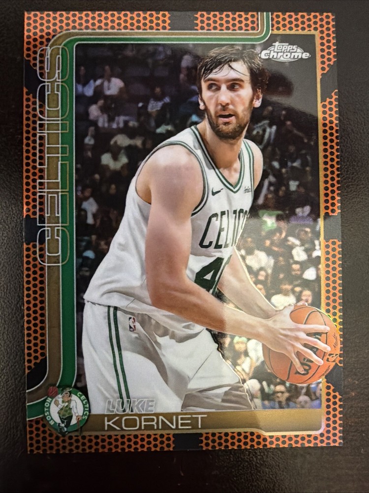 2025-26 Topps Chrome – Luke Kornet #37 Orange Basketball Refractor