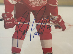 BOB PROBERT Signed Detroit RED WINGS 8 X 10 PHOTO Beckett Encapsulated AUTO 10